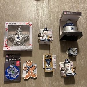 Dallas Cowboy Ornaments (8)